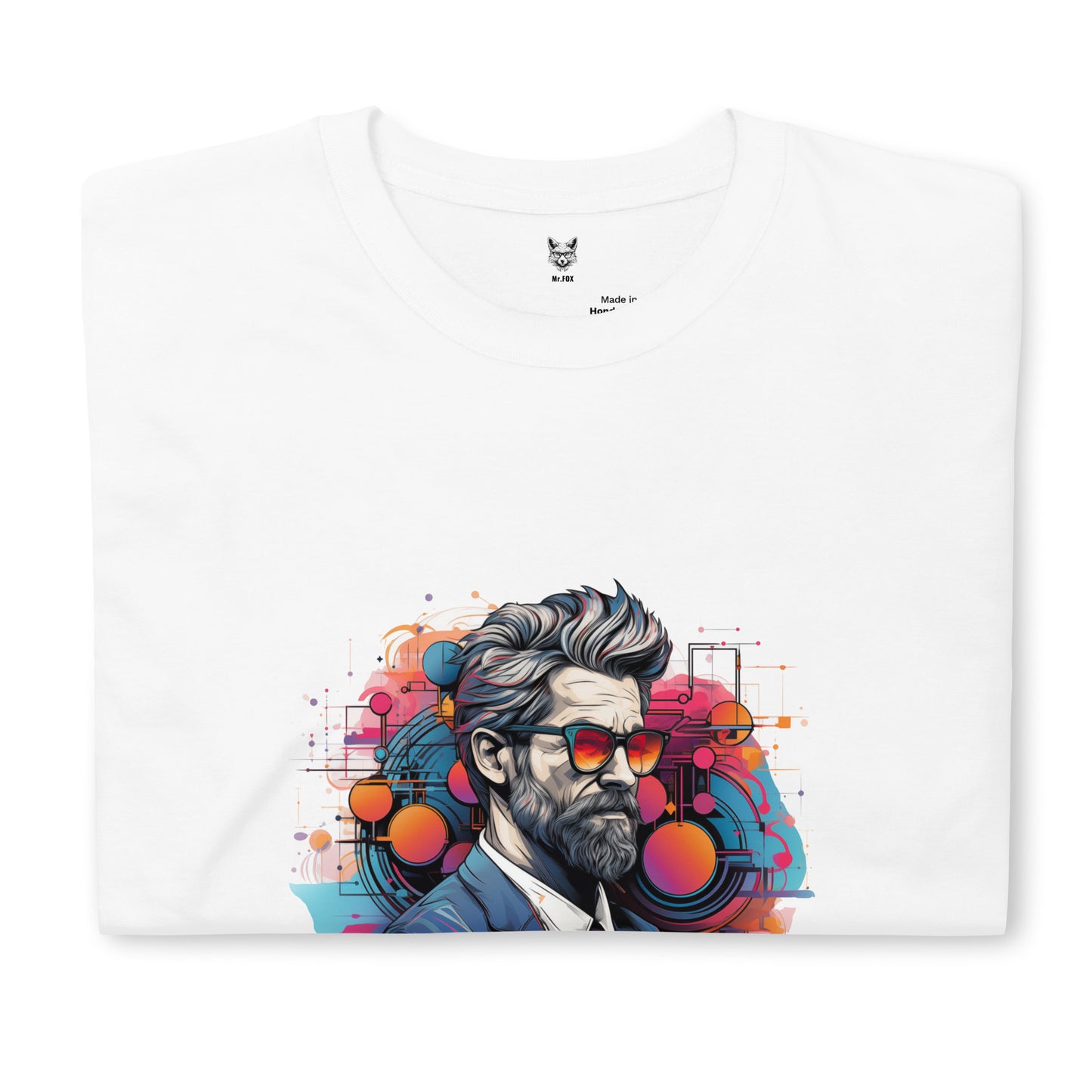 T-shirt unisex z krótkim rękawem „POP ART MEN” ID: 211 (PREMIUM)