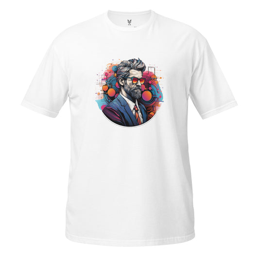 T-shirt unisex z krótkim rękawem „POP ART MEN” ID: 211 (PREMIUM)