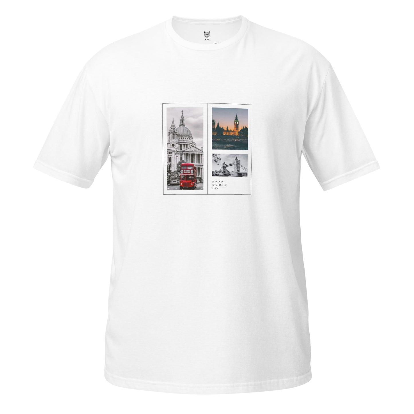 T-shirt unisex z krótkim rękawem „LONDON VIBE” ID: 212 (PREMIUM)