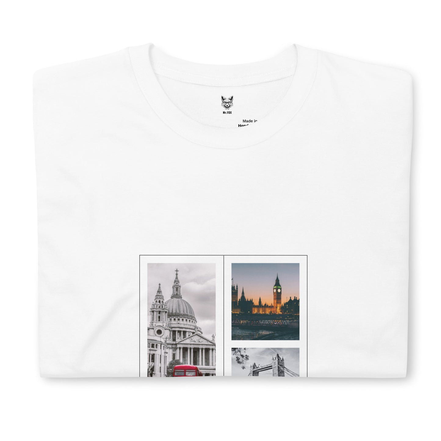 T-shirt unisex z krótkim rękawem „LONDON VIBE” ID: 212 (PREMIUM)