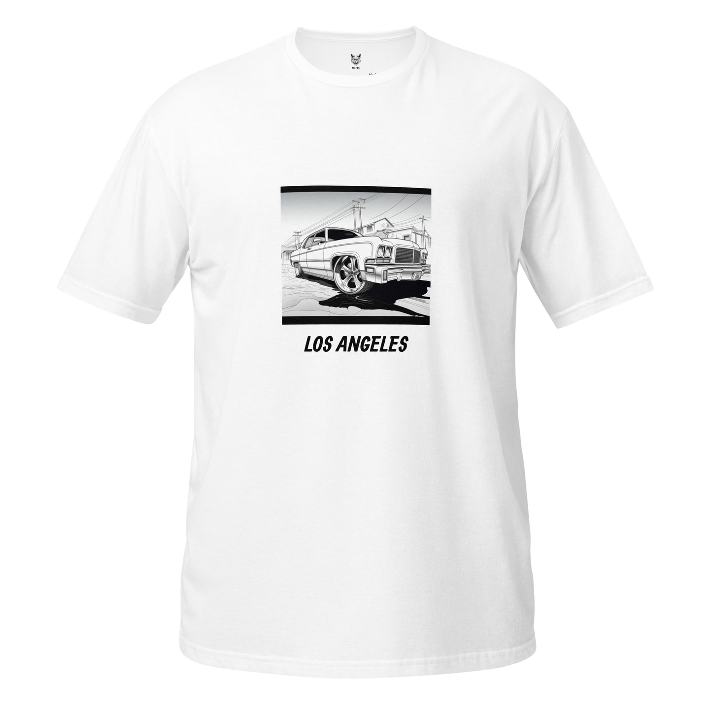 T-shirt unisex z krótkim rękawem „los Angeles” ID: 222 (PREMIUM)