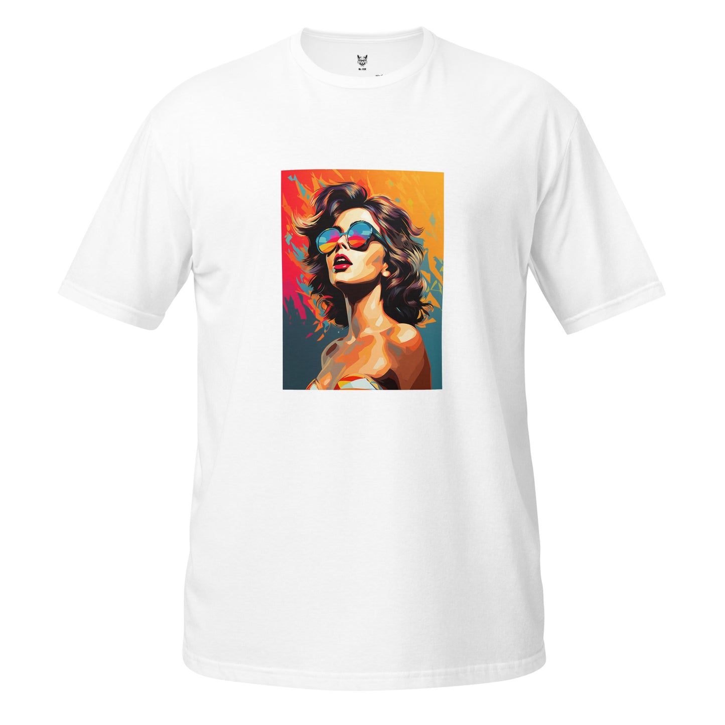 T-shirt unisex z krótkim rękawem „POP ART GIRL” ID: 225 (PREMIUM)