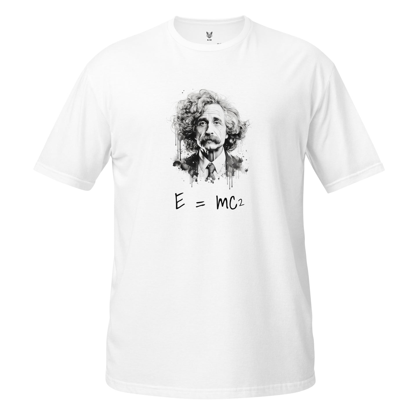 Koszulka unisex z krótkim rękawem „E = mc²” ID: 240 (PREMIUM)