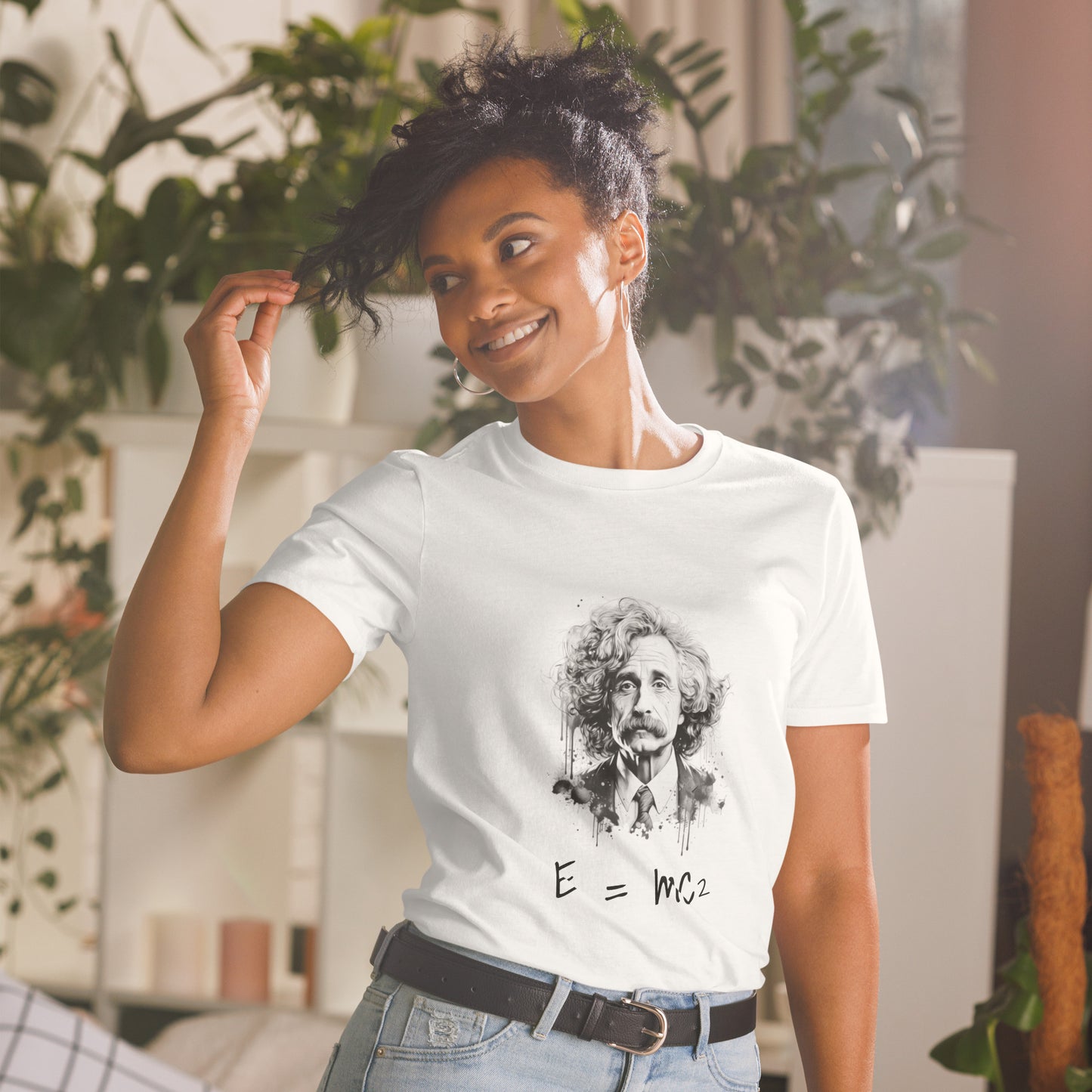 Short-Sleeve Unisex T-Shirt "E = mc²" ID: 240 (PREMIUM)