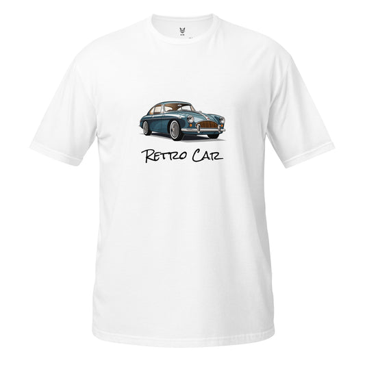 T-shirt unisex z krótkim rękawem „RETRO CAR” ID: 239 (PREMIUM)