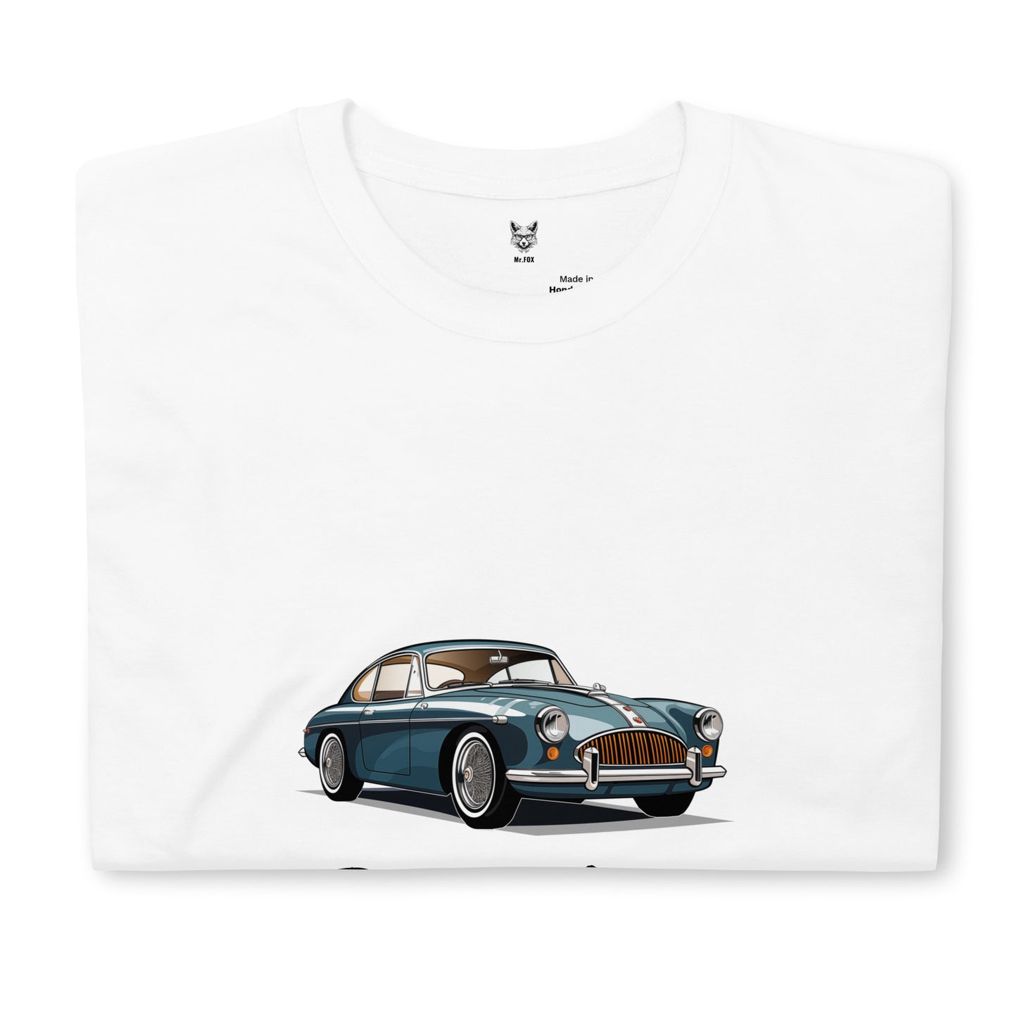 T-shirt unisex z krótkim rękawem „RETRO CAR” ID: 239 (PREMIUM)