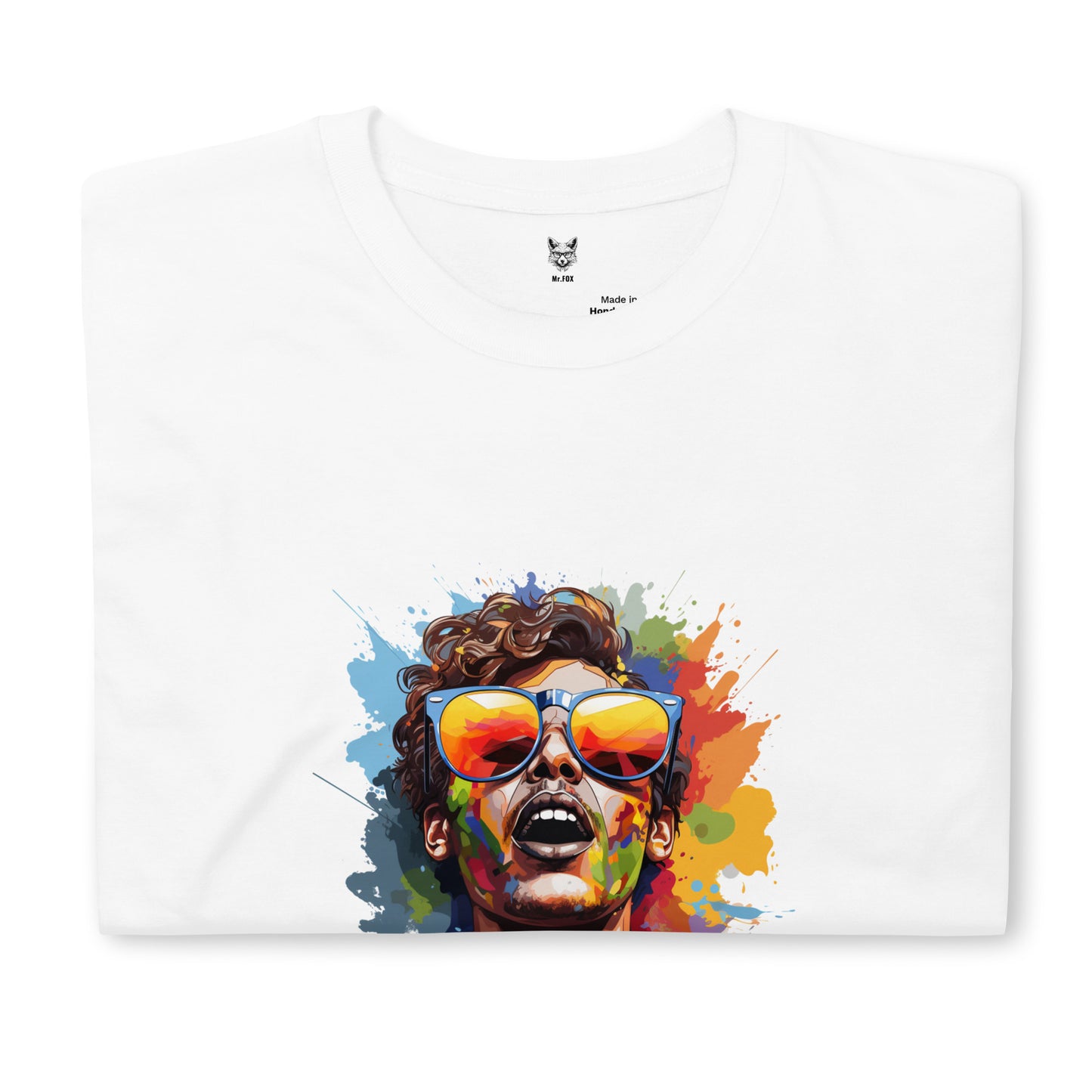 T-shirt unisex z krótkim rękawem „POP ART MEN” ID: 254 (PREMIUM)