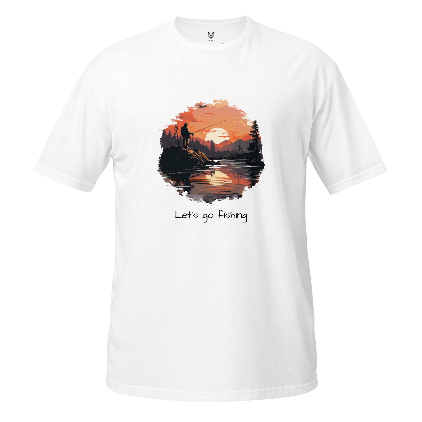 Short-Sleeve Unisex T-Shirt "Let's go fishing" ID: 226 (PREMIUM)