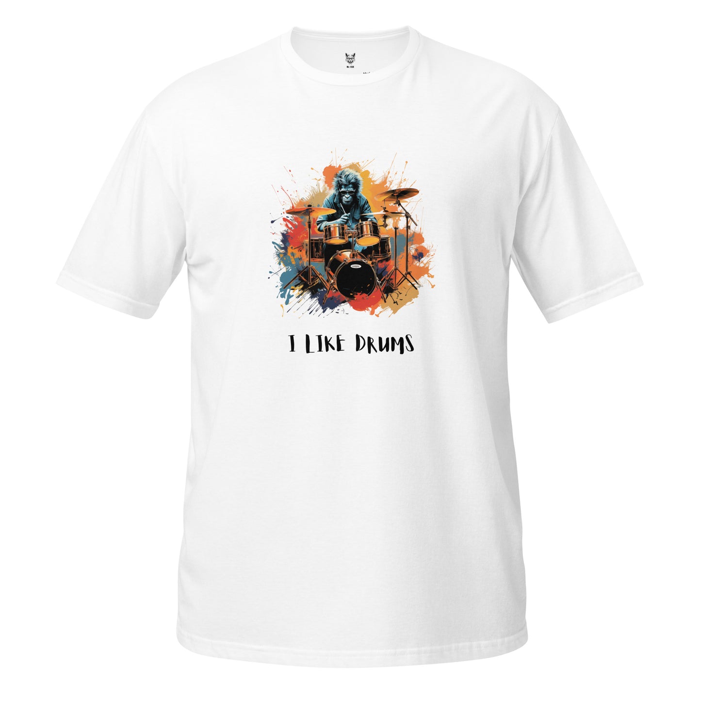 Koszulka unisex z krótkim rękawem „I like Drums” ID: 236 (PREMIUM)