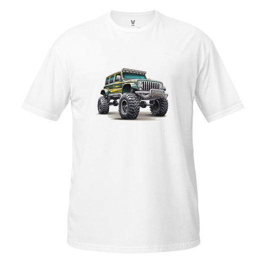 T-shirt unisex z krótkim rękawem „OFF ROAD” ID: 164 (PREMIUM)