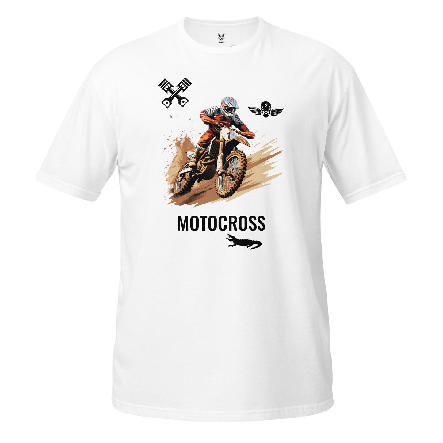 Koszulka unisex z krótkim rękawem „MOTOCROSS” ID: 260 (PREMIUM)