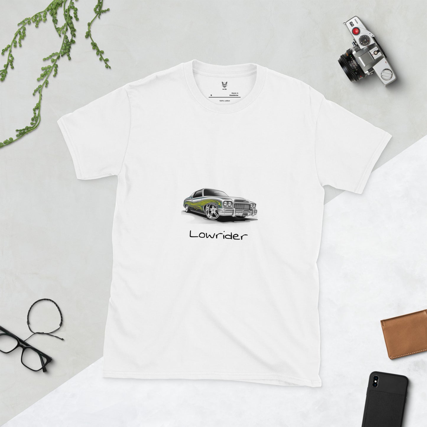 T-shirt unisex z krótkim rękawem „RETRO CAR” ID: 278 (PREMIUM)