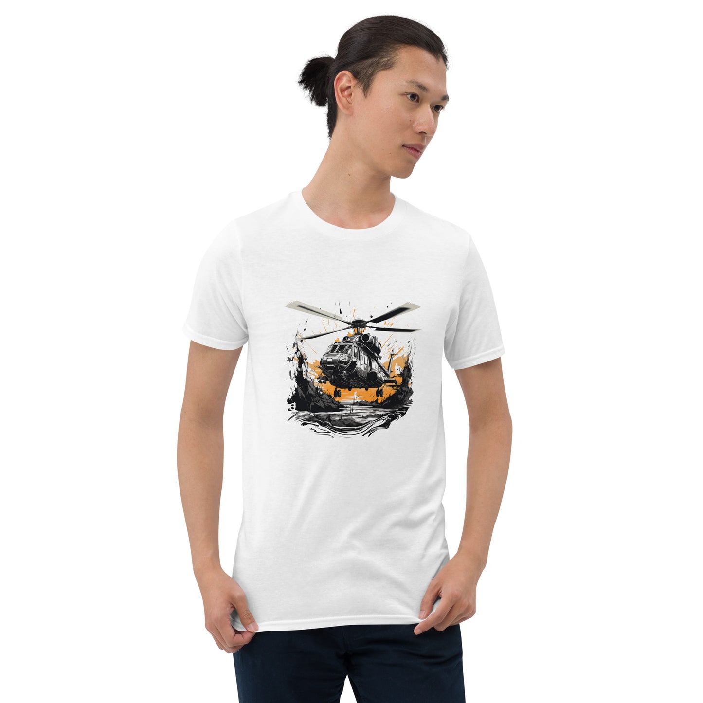 Short-Sleeve Unisex T-Shirt "HELICOPTER" ID: 280 (PREMIUM)