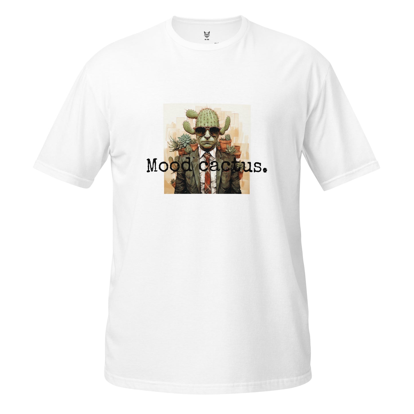 T-Shirt unisex z krótkim rękawem „MOOD CACTUS MEN” ID: 284 (PREMIUM)