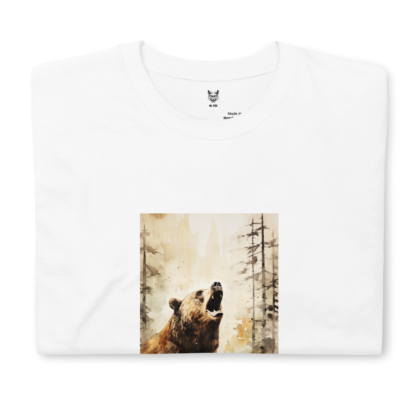 Short-Sleeve Unisex T-Shirt "BEAR" ID: 296 (PREMIUM)