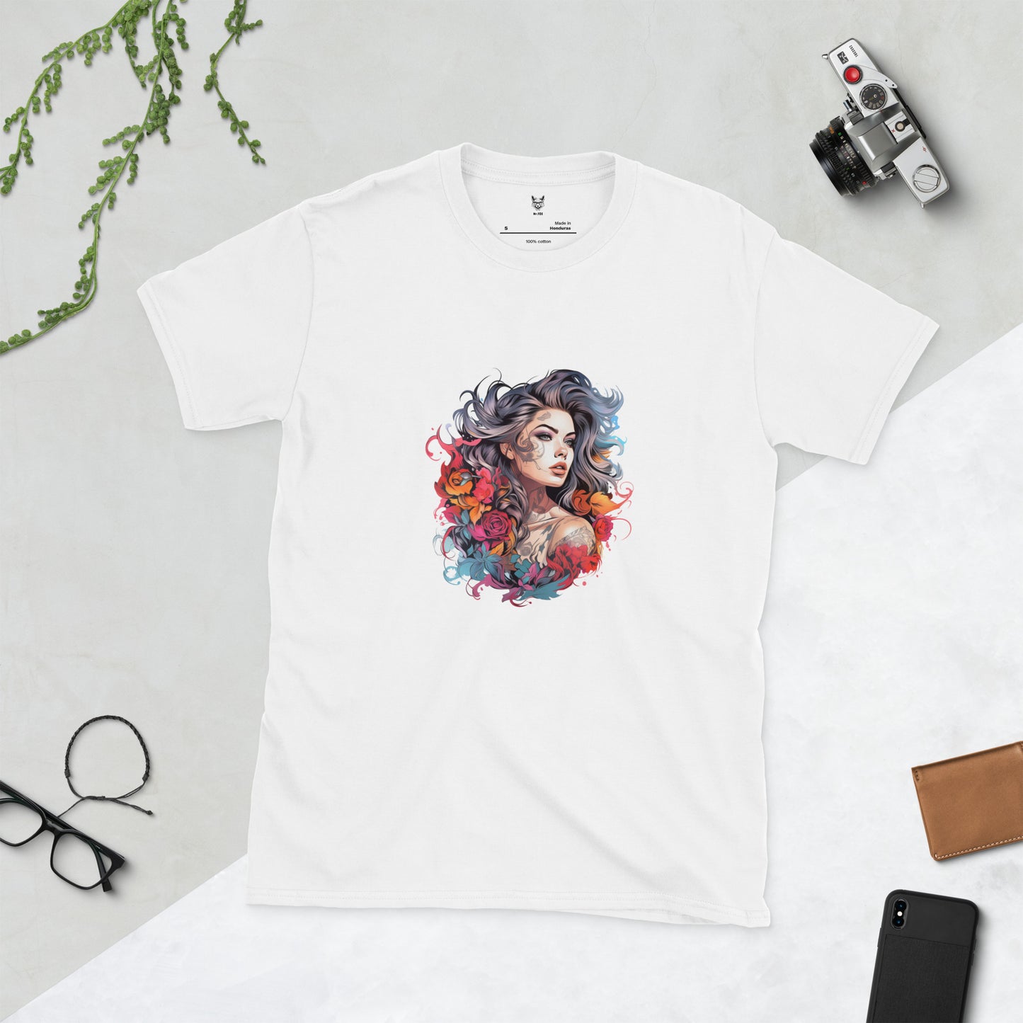 Koszulka unisex z krótkim rękawem „ANIME GIRL” ID: 297 (PREMIUM)