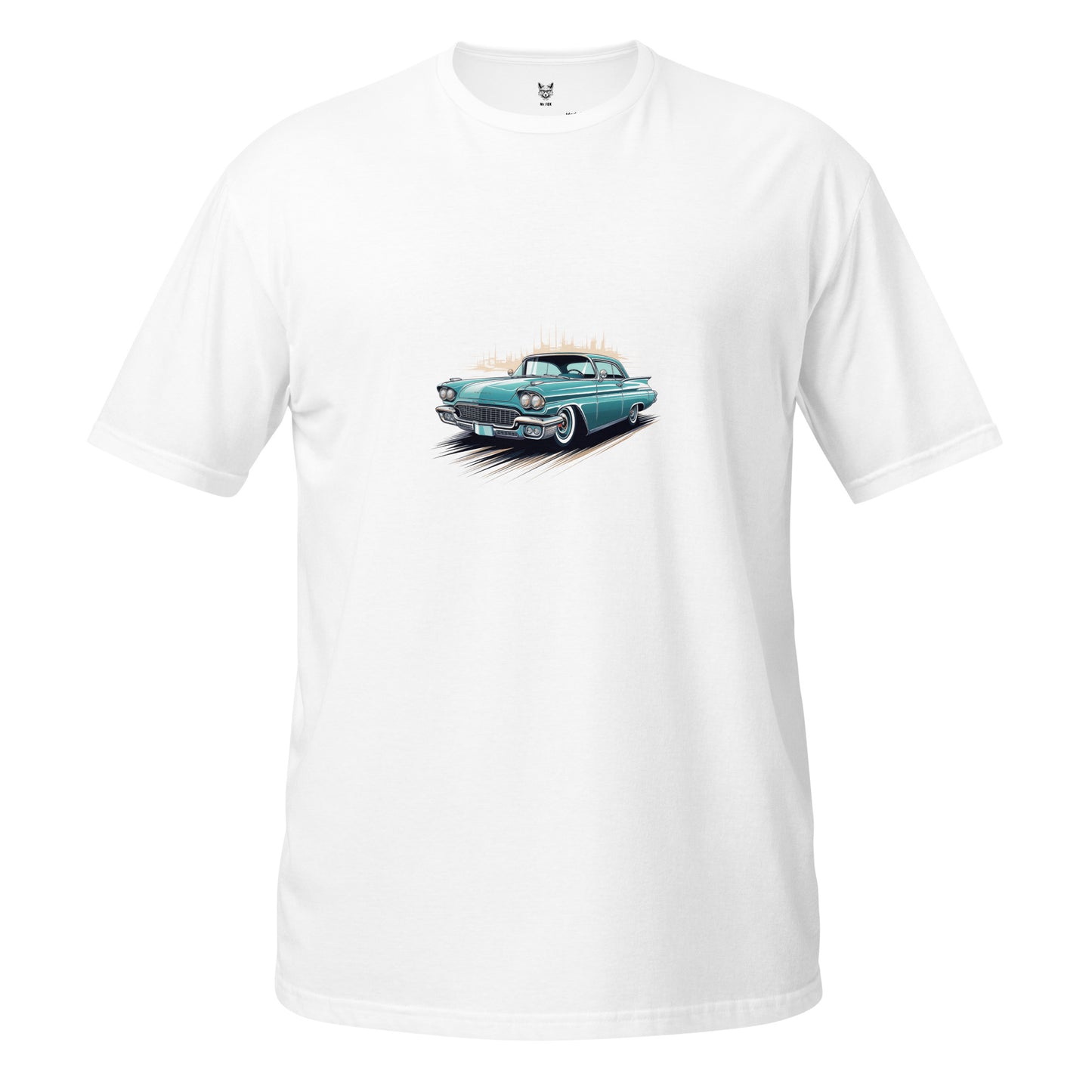 T-shirt unisex z krótkim rękawem „RETRO CAR” ID: 298 (PREMIUM)