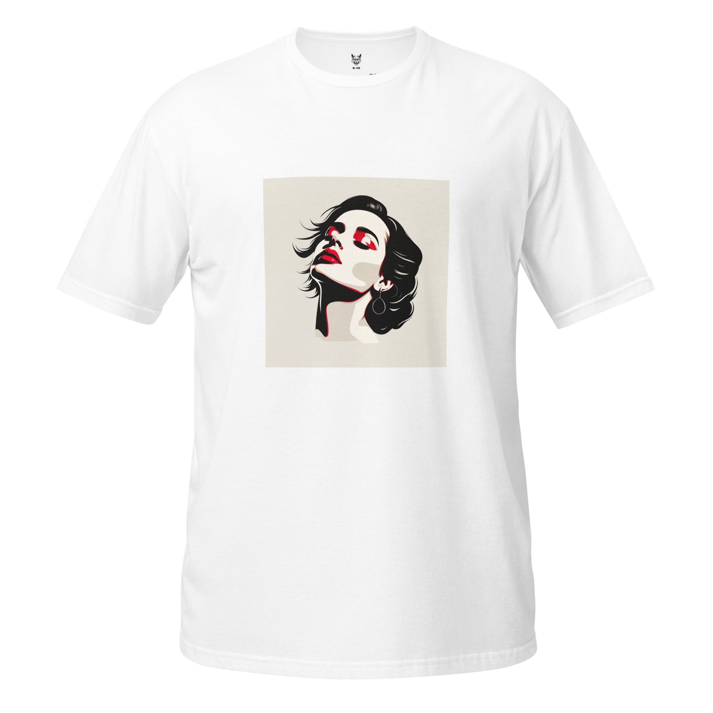 T-shirt unisex z krótkim rękawem „POP ART GIRL” ID: 307 (PREMIUM)