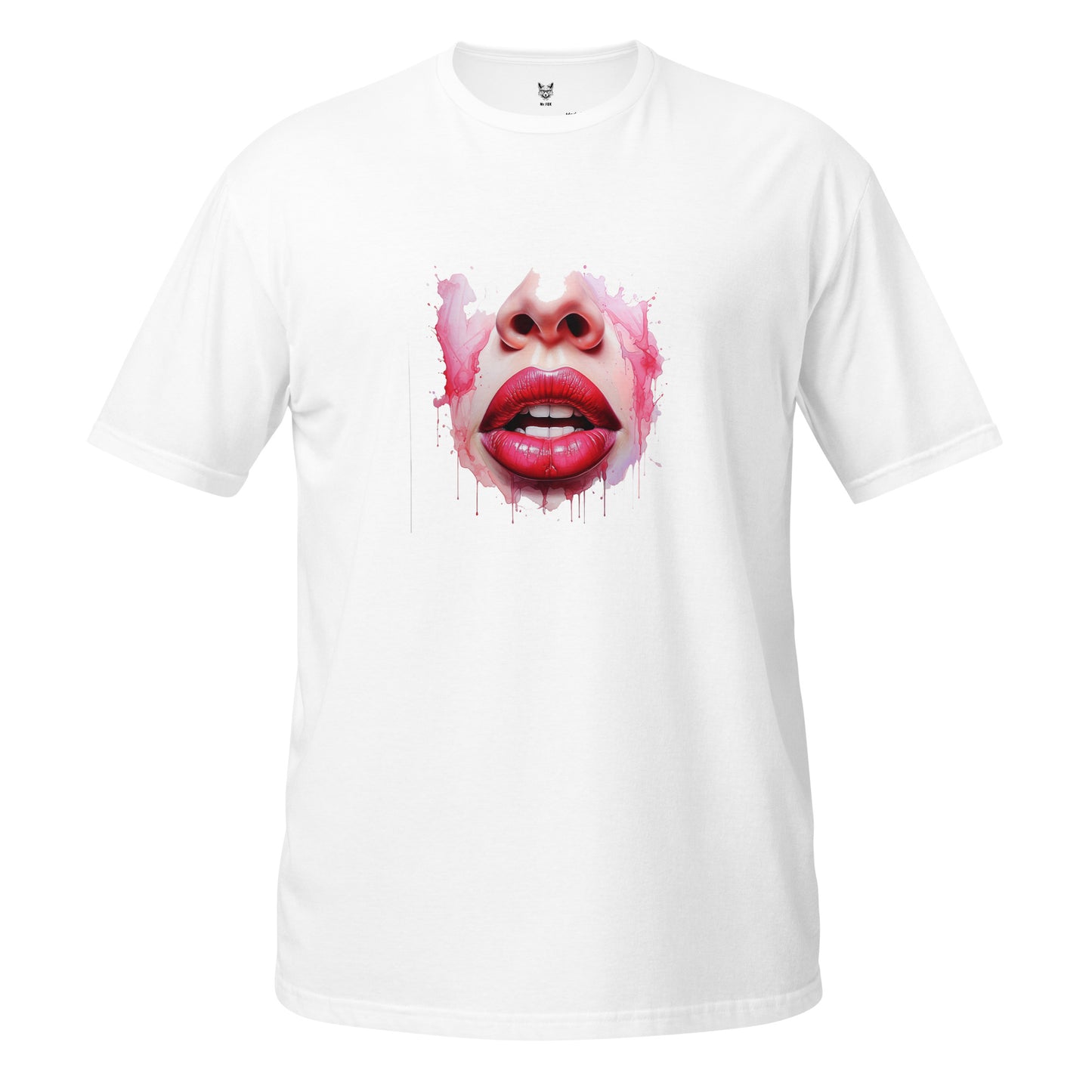 Koszulka unisex z krótkim rękawem „LIPS” ID: 310 (PREMIUM)