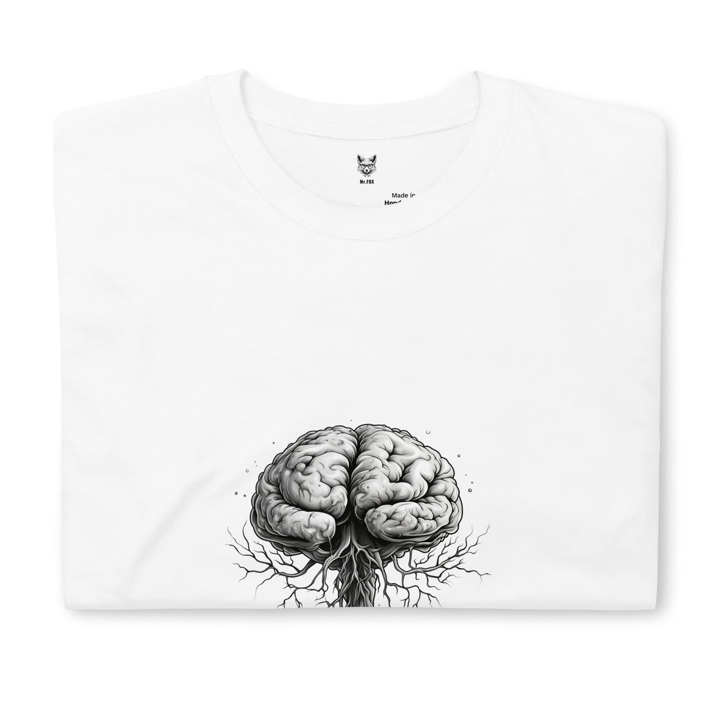 Koszulka unisex z krótkim rękawem „BRAIN” ID: 311 (PREMIUM)