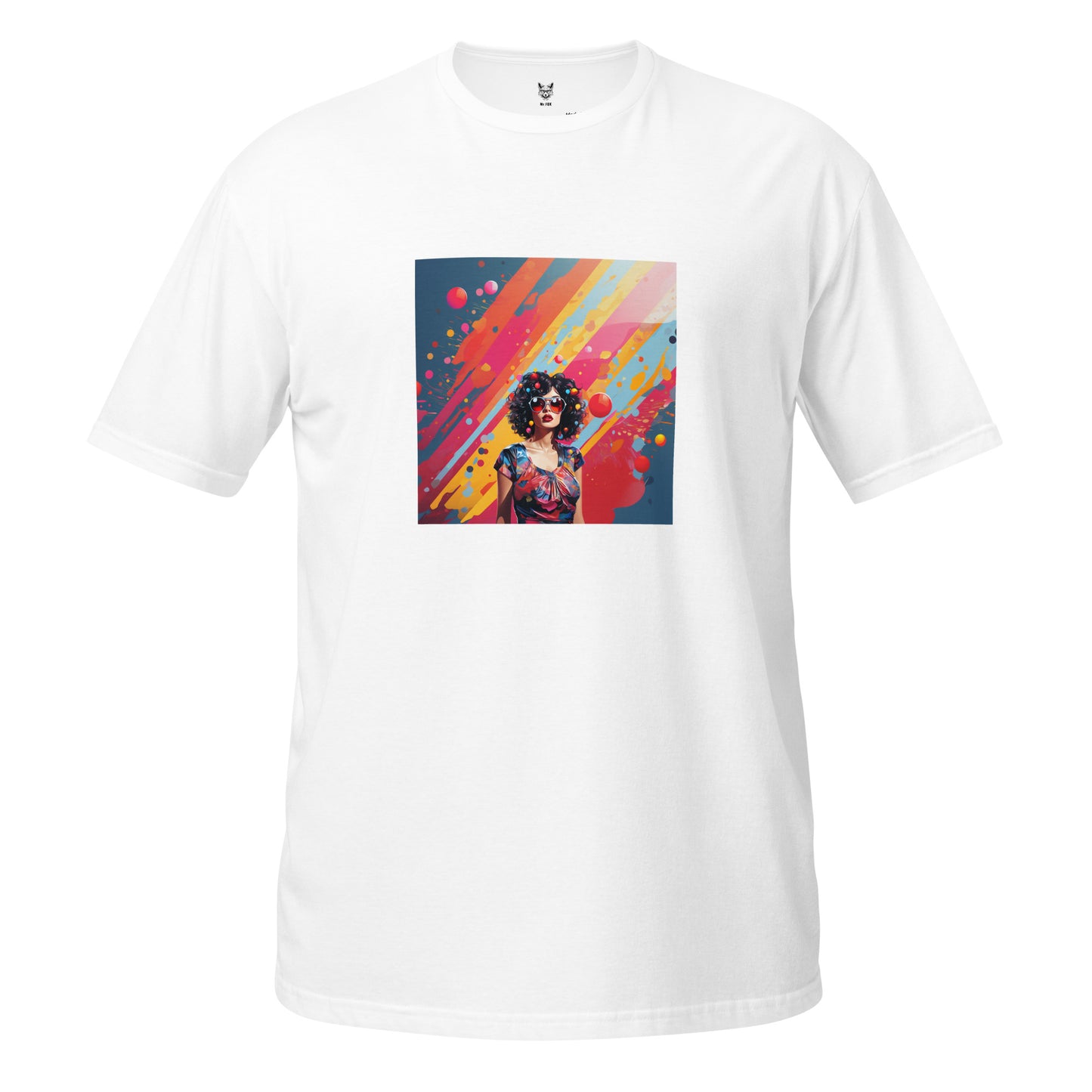 T-shirt unisex z krótkim rękawem „POP ART GIRL” ID: 312 (PREMIUM)