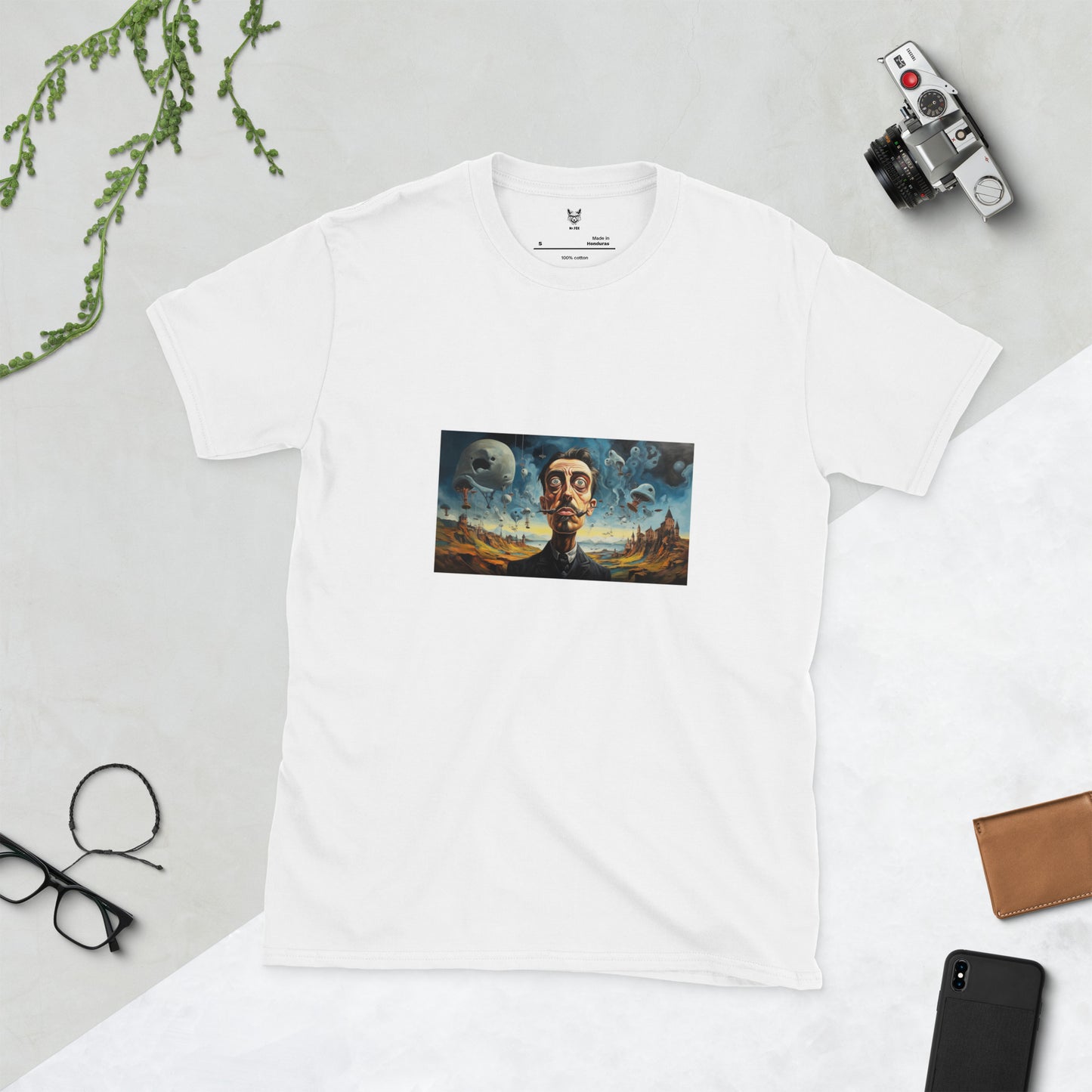 Футболка унисекс с коротким рукавом «SALVADOR DALI» ID: 320 (ПРЕМИУМ)