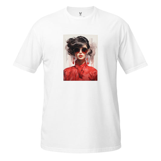 T-shirt unisex z krótkim rękawem „FASSION GIRL” ID: 321 (PREMIUM)