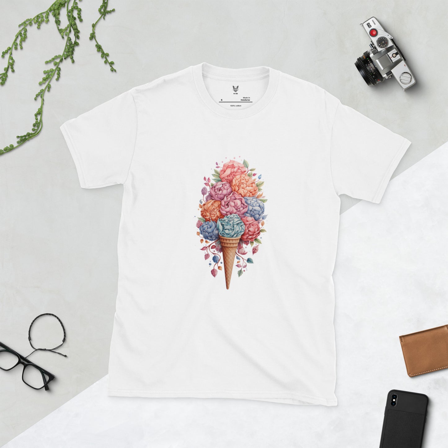 Short-Sleeve Unisex T-Shirt "ICECREAM" ID: 323 (PREMIUM)