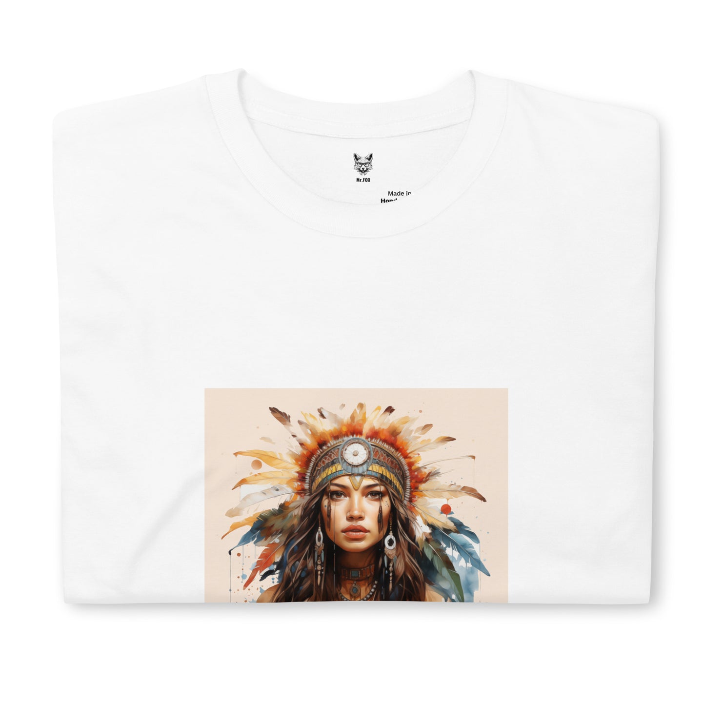 Short-Sleeve Unisex T-Shirt "INDIAN" ID: 327 (PREMIUM)