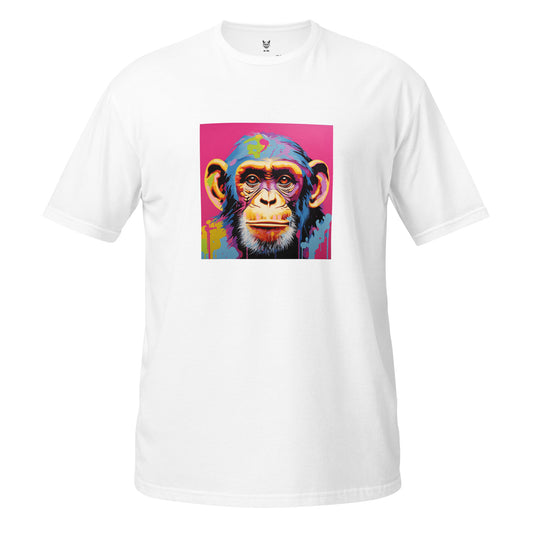 T-shirt unisex z krótkim rękawem „POP ART MONKEY” ID: 301 (PREMIUM)