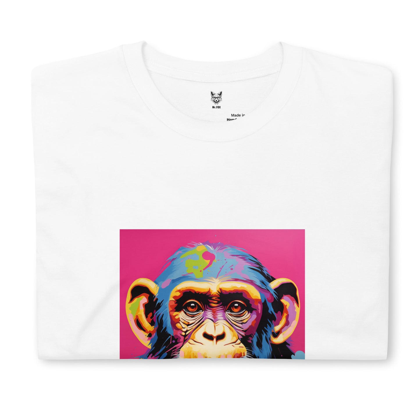 T-shirt unisex z krótkim rękawem „POP ART MONKEY” ID: 301 (PREMIUM)