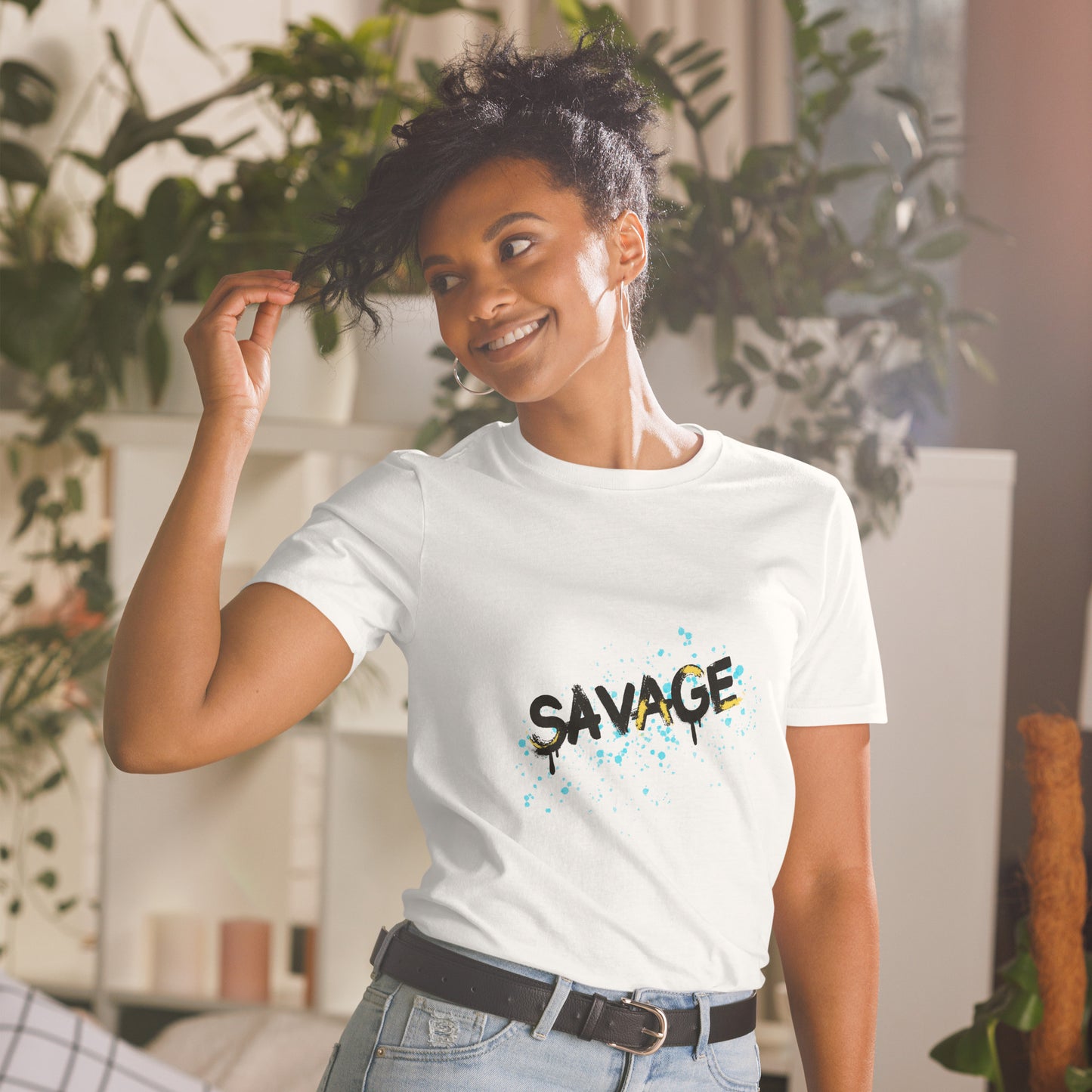 Short-Sleeve Unisex T-Shirt "SAVAGE" ID: 341 (PREMIUM)