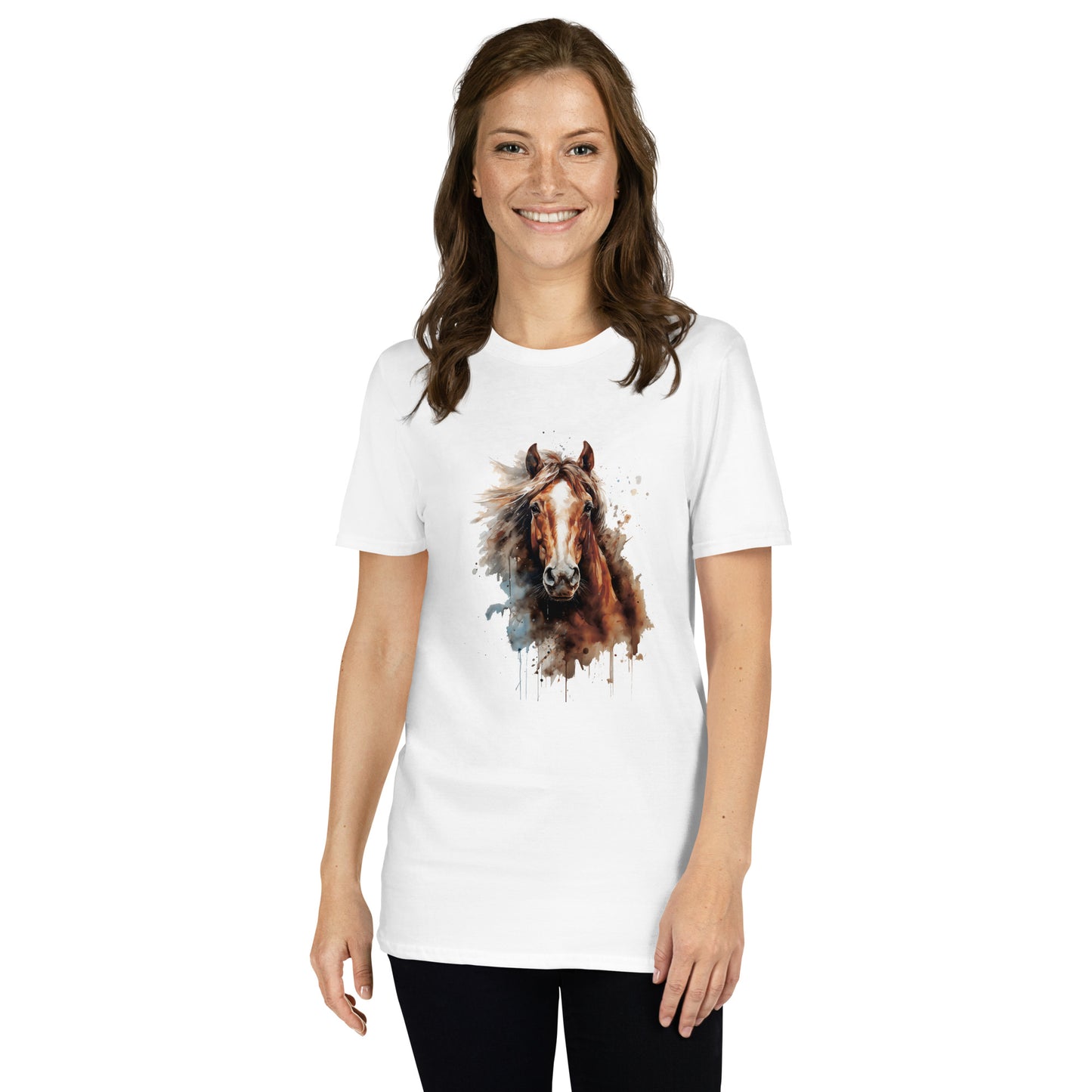 Short-Sleeve Unisex T-Shirt "HORSE" id: 20 (PREMIUM)