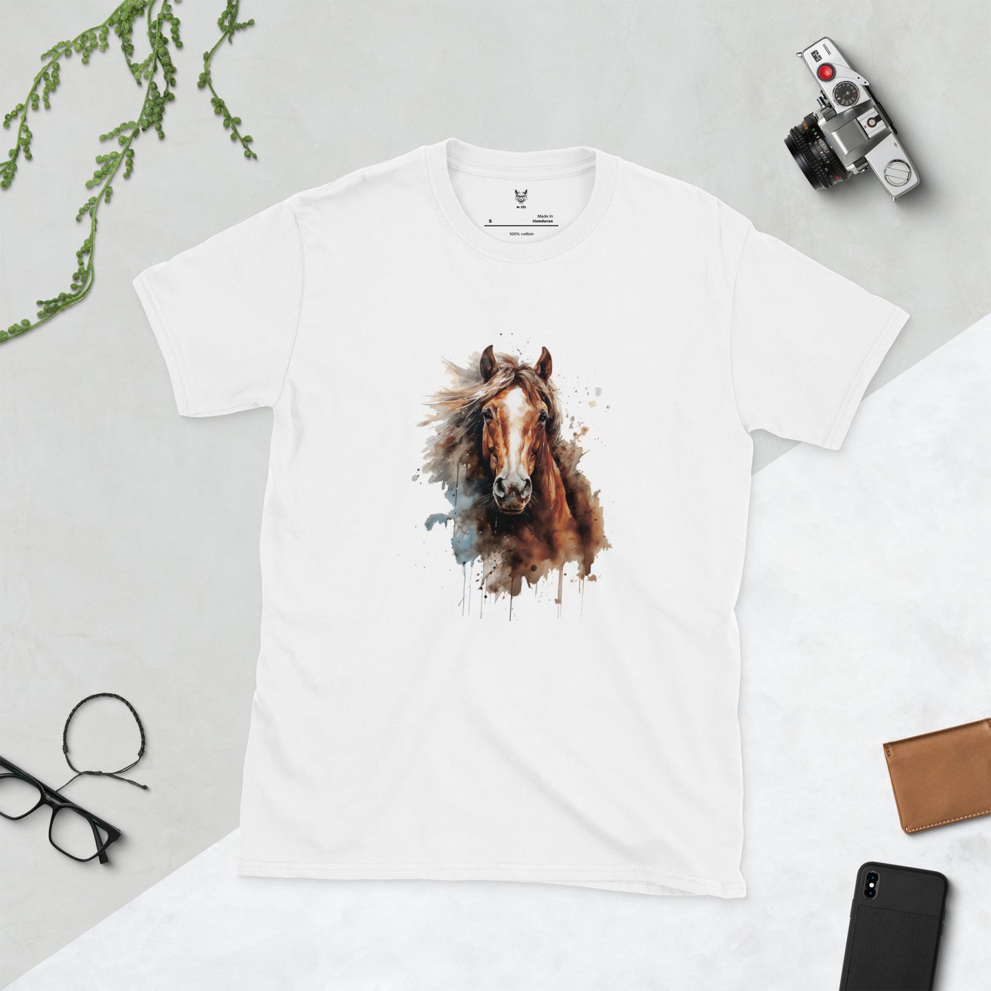 Short-Sleeve Unisex T-Shirt "HORSE" id: 20 (PREMIUM)