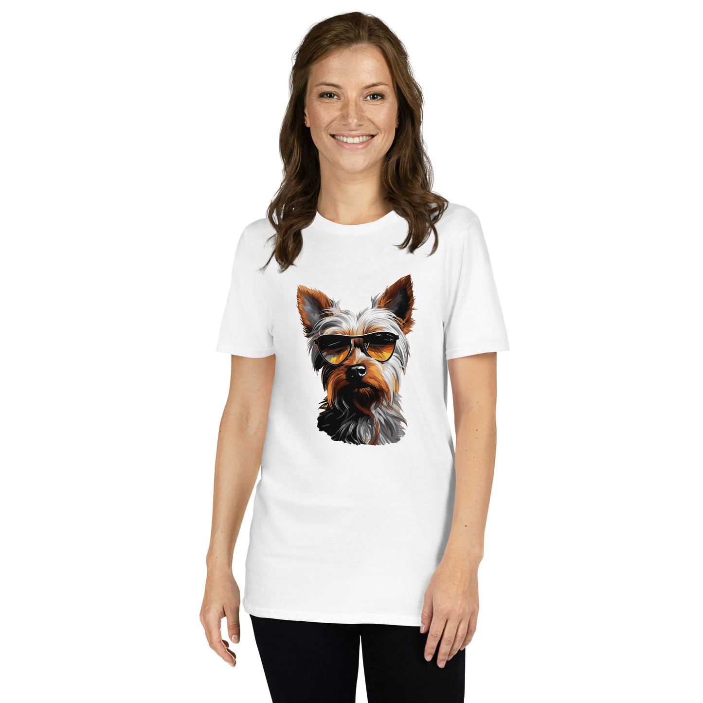 Short-Sleeve Unisex T-Shirt "YORKIE" id: 22 (PREMIUM)