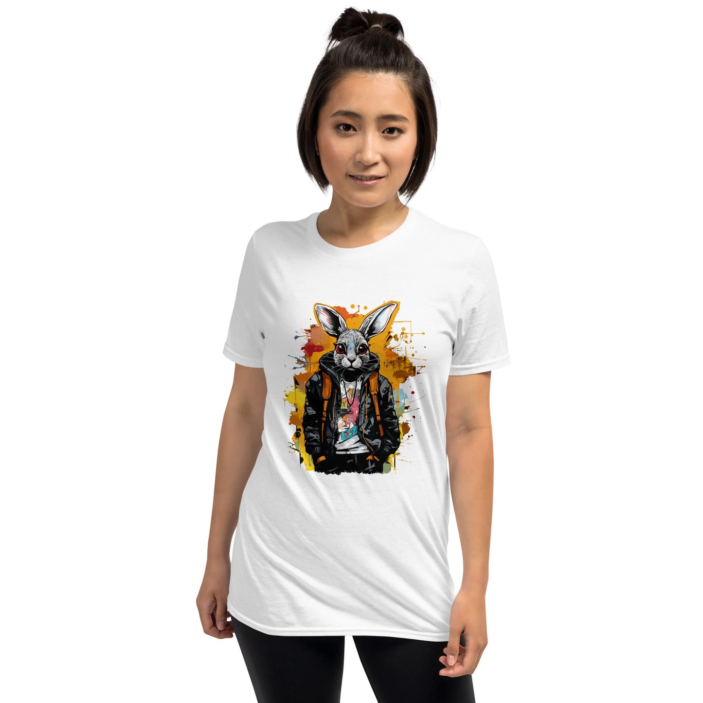 Short-Sleeve Unisex T-Shirt "RABBIT" id: 23 (PREMIUM)