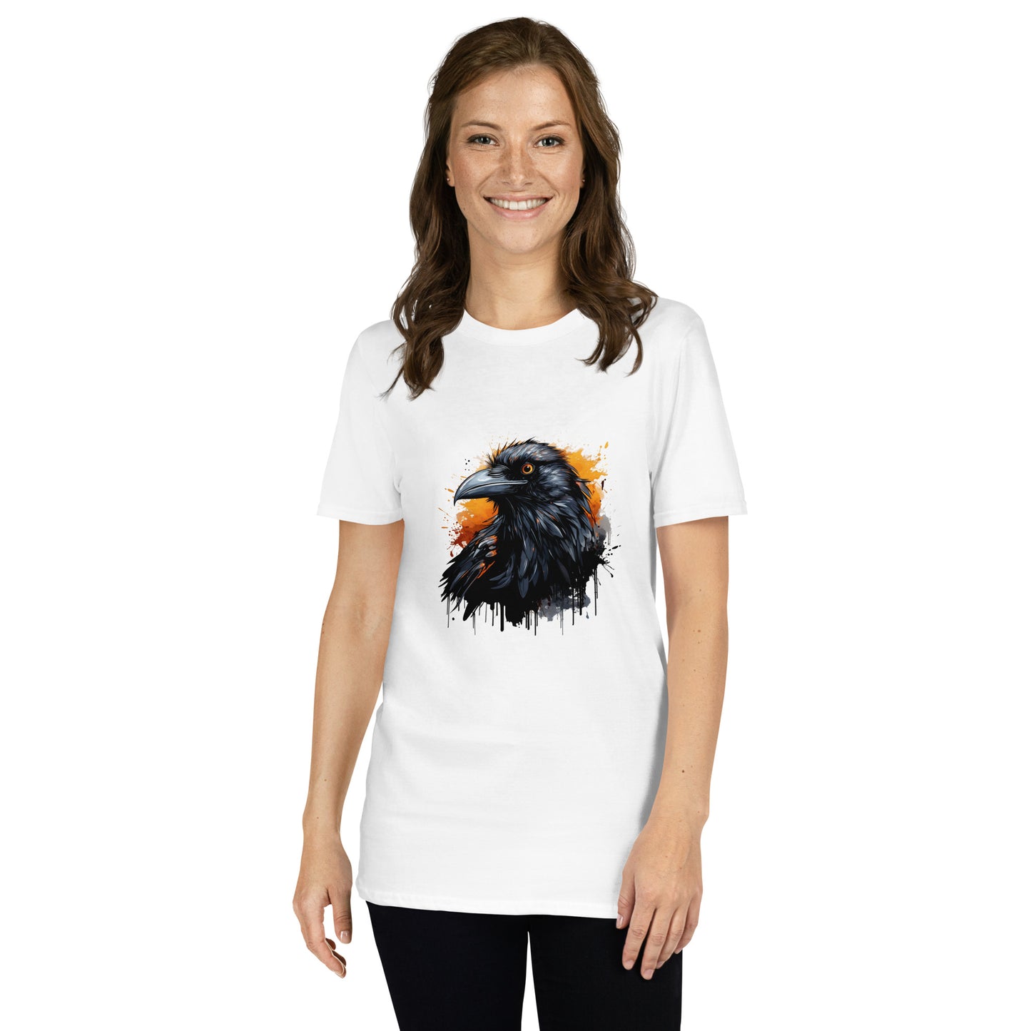 Short-Sleeve Unisex T-Shirt "CROW" id: 27 (PREMIUM)