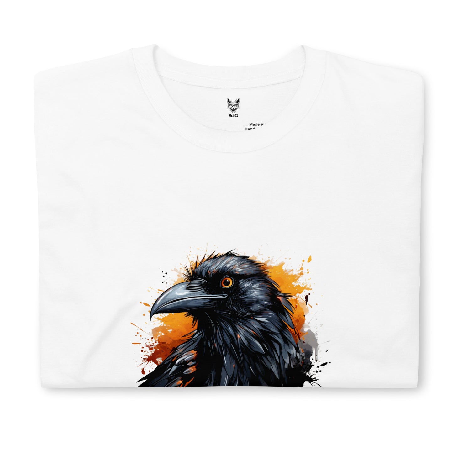 Koszulka unisex z krótkim rękawem „CROW” id: 27 (PREMIUM)