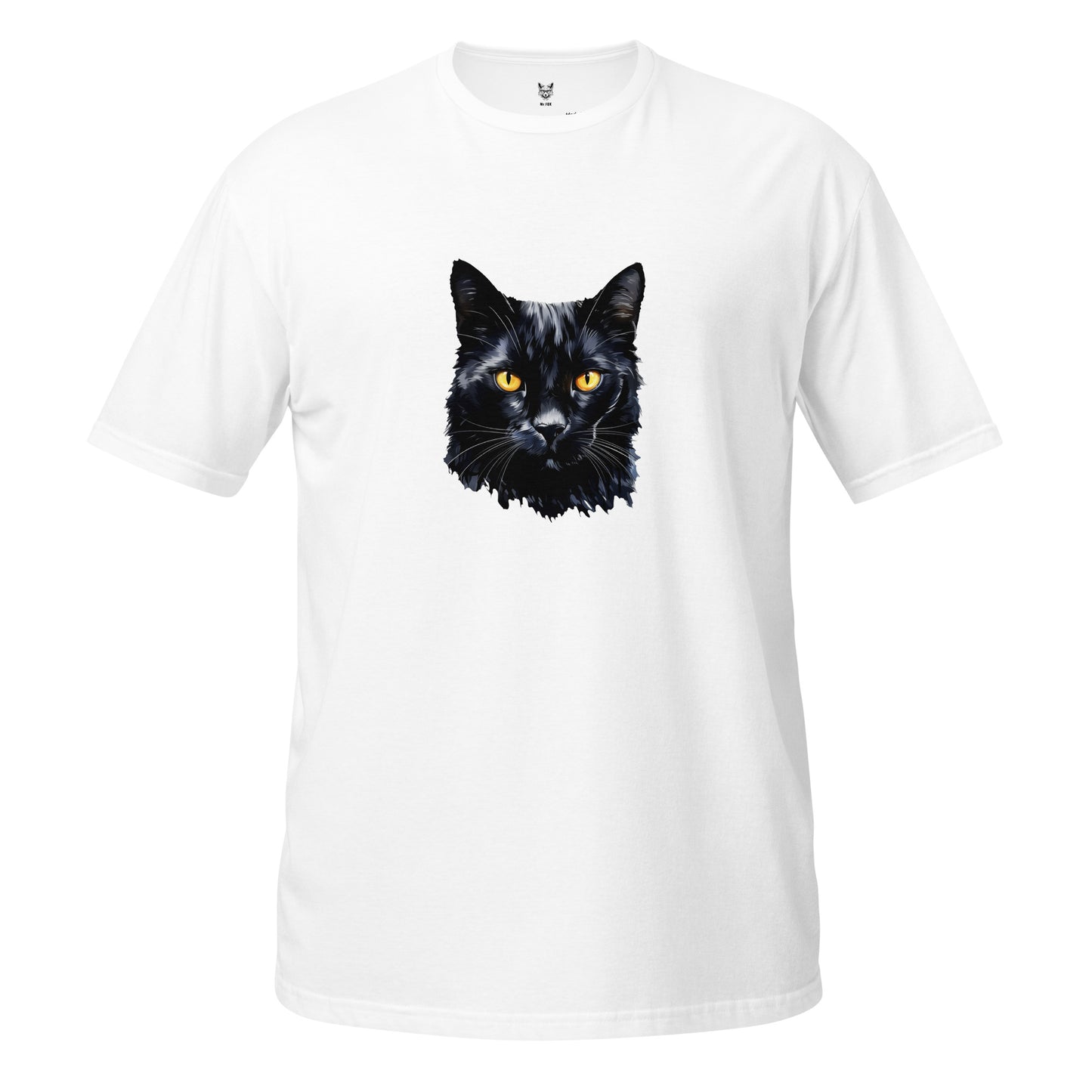 Short-Sleeve Unisex T-Shirt "BLACK CAT" id: 30 (PREMIUM)