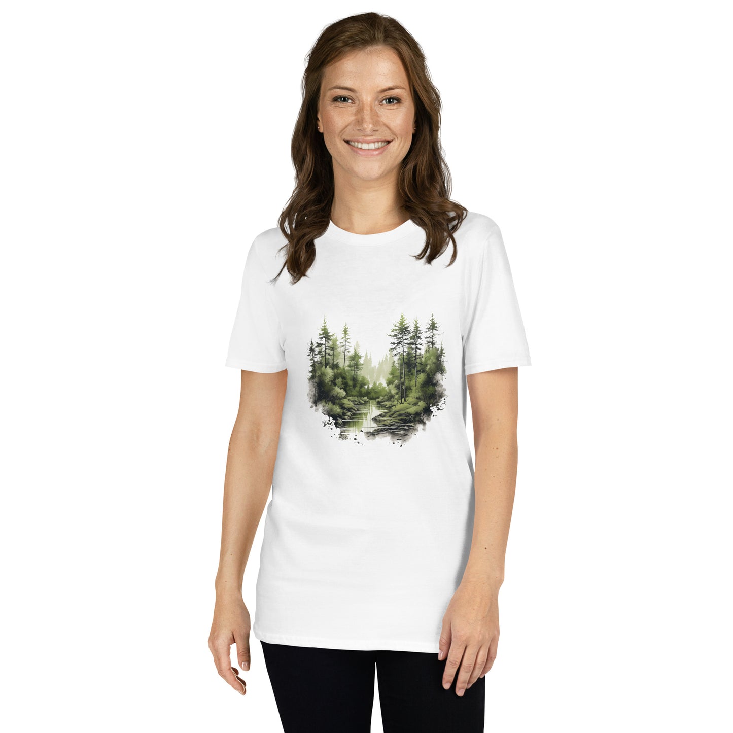 Short-Sleeve Unisex T-Shirt "FOREST" id: 70 (PREMIUM)