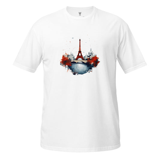 Short-Sleeve Unisex T-Shirt "PARIS" id: 77 (PREMIUM)