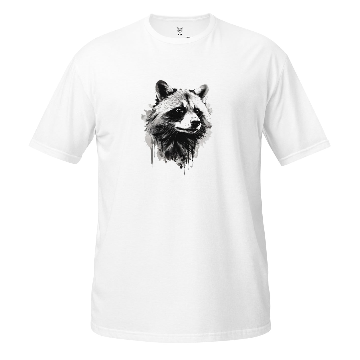 Koszulka unisex z krótkim rękawem „RACCOON” id: 78 (PREMIUM)