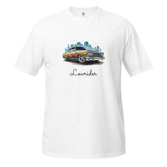 Short-Sleeve Unisex T-Shirt "Lowrider retro car" id: 83 (PREMIUM)