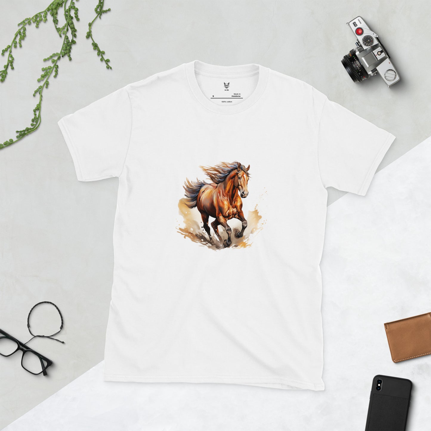 Short-Sleeve Unisex T-Shirt "HORSE" id: 87 (PREMIUM)