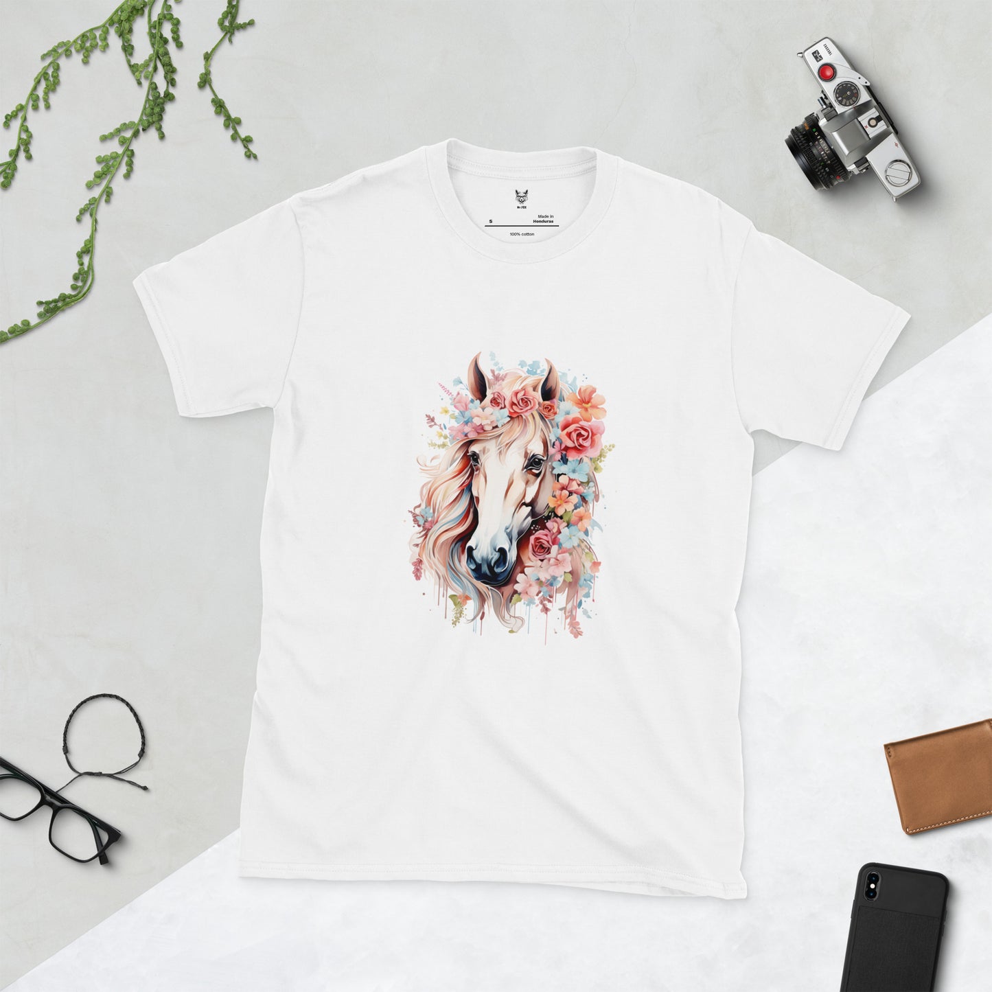 Short-Sleeve Unisex T-Shirt "HORSE" id: 88 (PREMIUM)