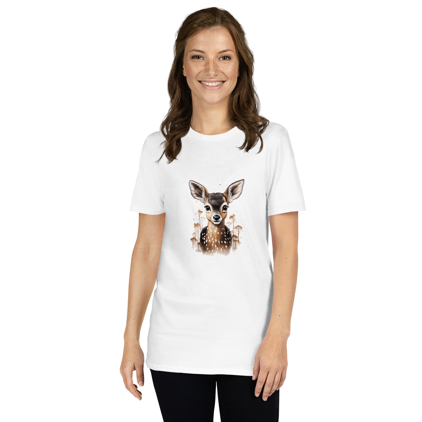 Koszulka unisex z krótkim rękawem „Bambi” id: 92 (PREMIUM)