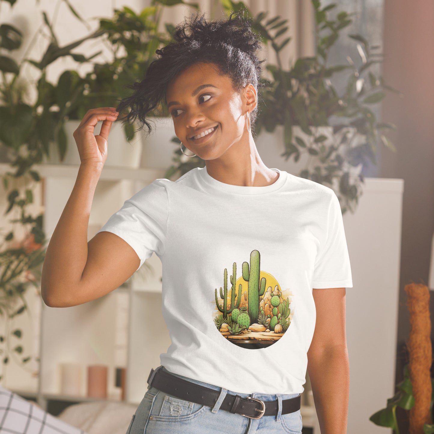 Short-Sleeve Unisex T-Shirt "CACTUS" ID: 98 (PREMIUM)