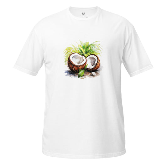 Koszulka unisex z krótkim rękawem „COCONUT” ID: 100 (PREMIUM)