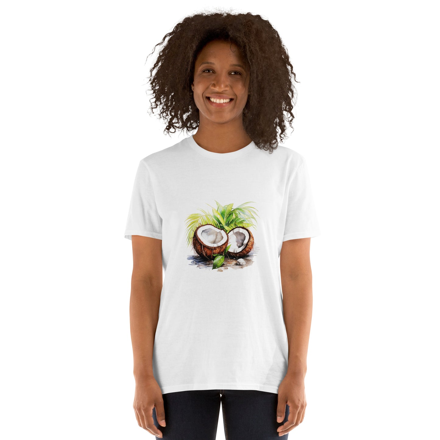 Short-Sleeve Unisex T-Shirt "COCONUT" ID: 100 (PREMIUM)