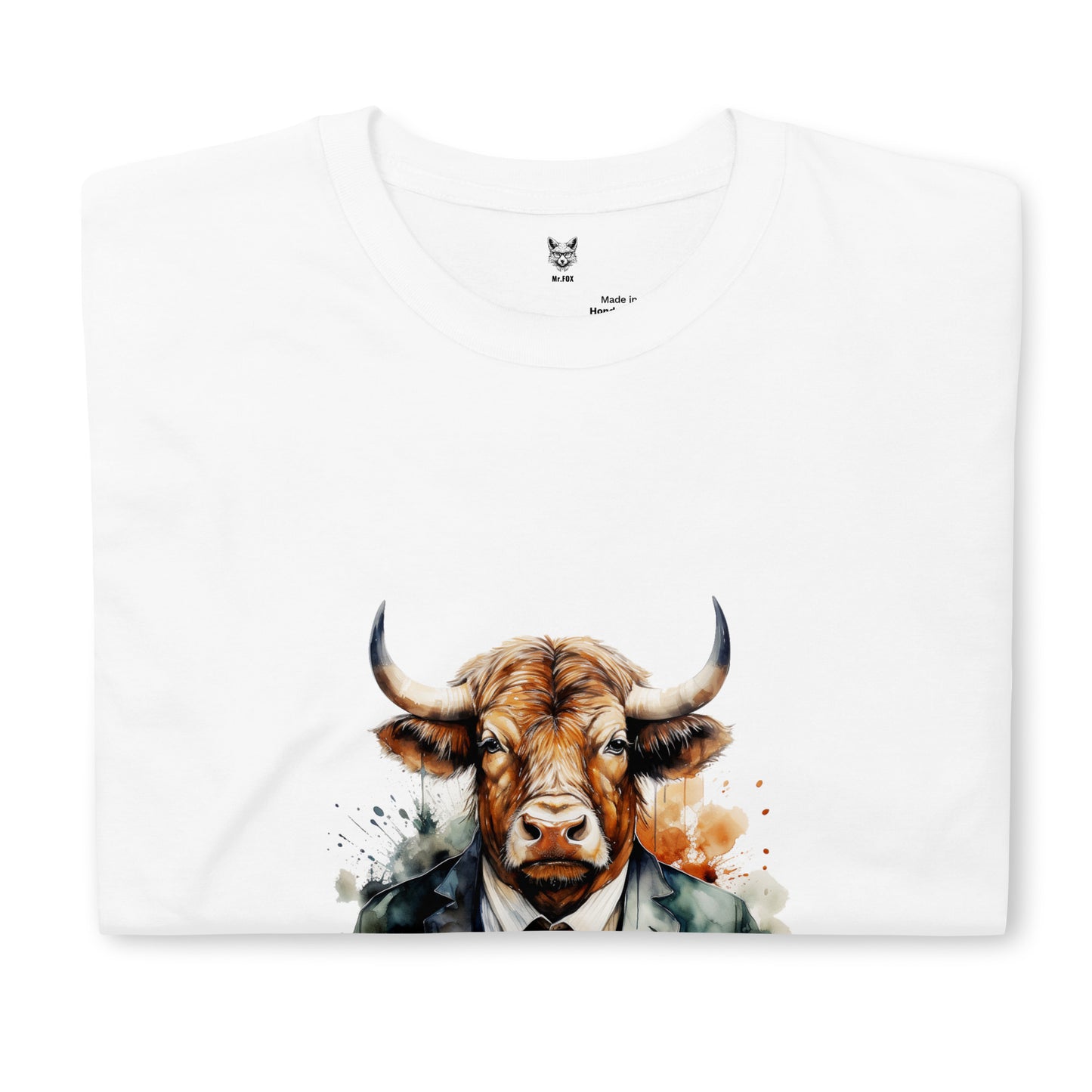 Koszulka unisex z krótkim rękawem „BULL” ID: 117 (PREMIUM)